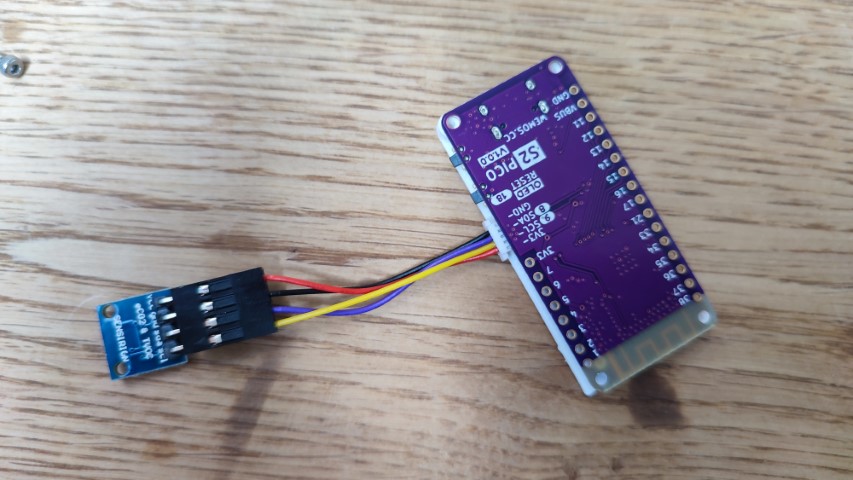 Sensor connected