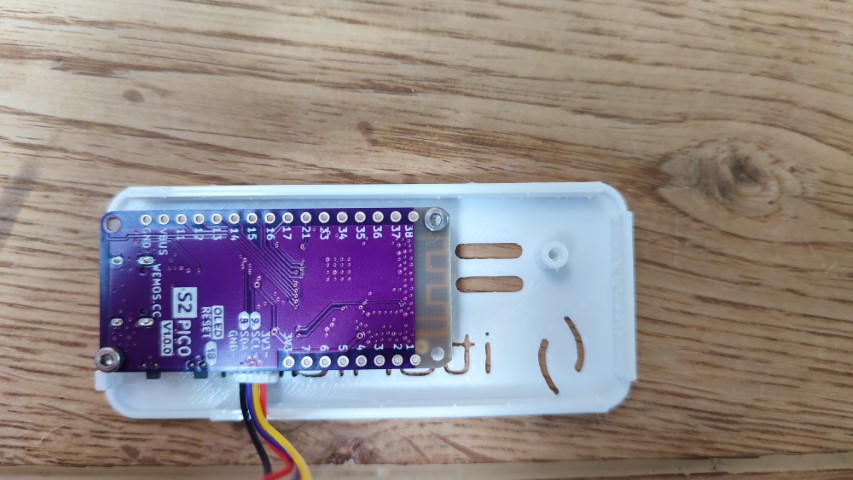 Screw in board
